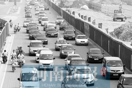 施工堵路 中州大道北三环立交近期将被拆除